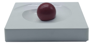 White Spiros Ashtray by Eleonora Peduzzi Riva for Artemide, Italy, 1969
