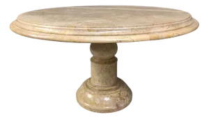 Italian Round Marble Coffee Table, 1960s