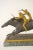 This classic and stylish English Edwardian sculpture depicts the climactic moment of the finish-line as the horses are...