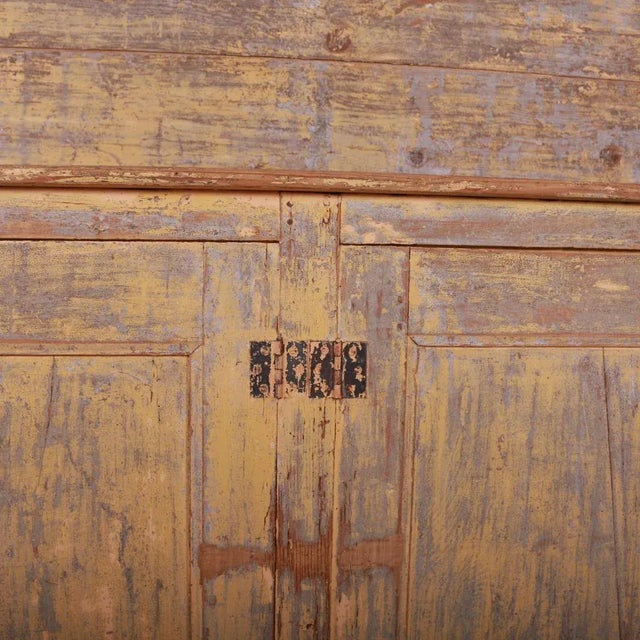 Yellow Italian Painted Buffet, 1810s For Sale - Image 8 of 11