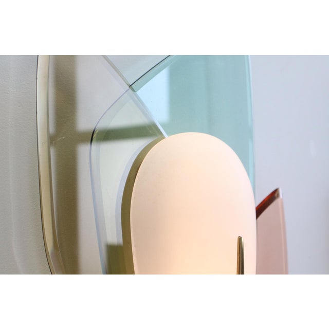 Metal Vintage Wall Lights by Max Ingrand for Fontana Arte, Italy, 1955, Set of 2 For Sale - Image 7 of 18