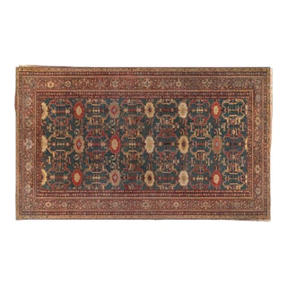 Fine Antique Persian Sultanabad Red, Blue, Yellow Rug For Sale