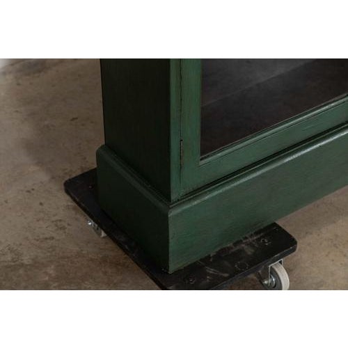 Large 19th Century English Mahogany Glazed Bookcase, 1890s For Sale - Image 11 of 16