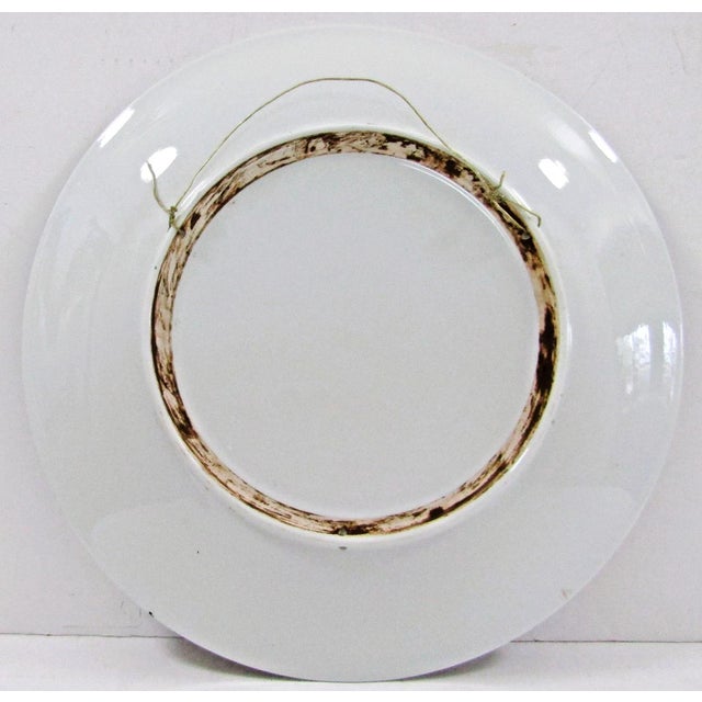 19th Century Famille Rose Canton Bowl or Plate With Butterfly Border and Insects For Sale - Image 11 of 12