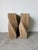Contemporary Vintage McGuire Style Sculptural Organic Twisted Rattan Pedestals / Dining Table Bases – A Pair For Sale - Image 3 of 12
