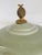 Footed Bowl or Urn Celadon Green & Brass Candy Dish For Sale - Image 12 of 12