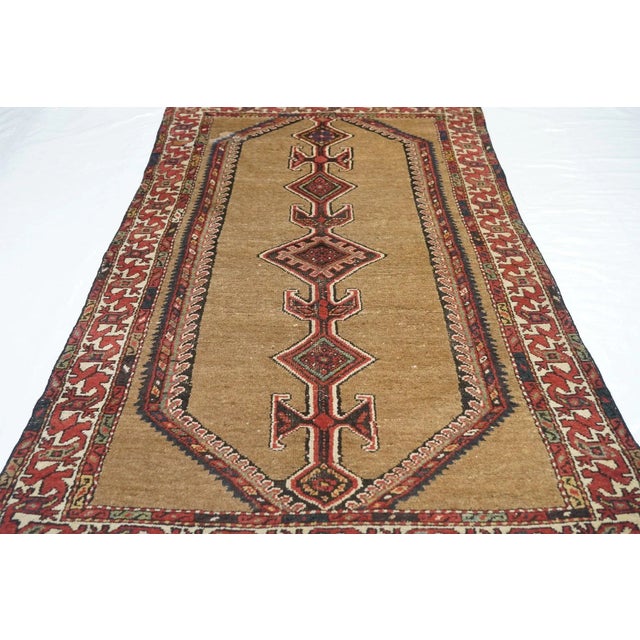 Antique Sarab Rug 3'7'' x 6'8'' For Sale - Image 10 of 11
