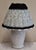 Vintage Table Lamp with White Ceramic Base and Fabric Shade by Aro, 1980s, in Very Good conditions. Designed 1980 to 1989...