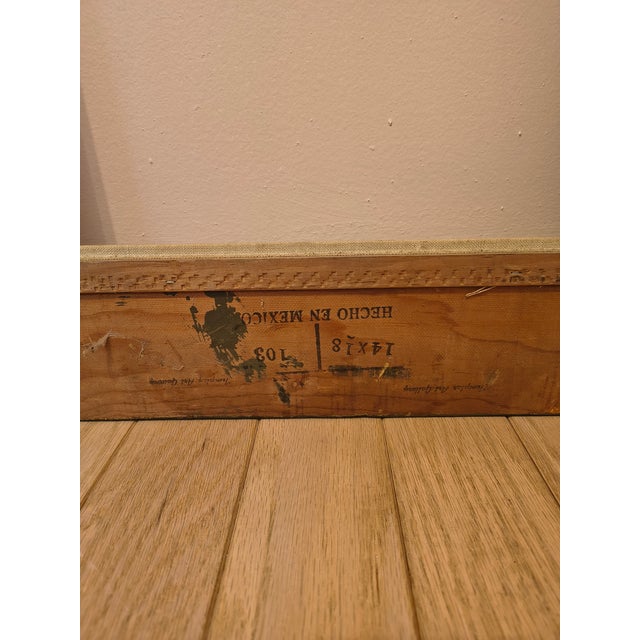 Vintage Chunky Carved Frame Gold Highlights For Sale In New York - Image 6 of 7
