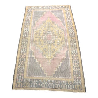 Antique Wool Rug, 1960s For Sale
