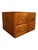 Wood Vintage Macey Library Card Catalog – Four Drawer Wood Cabinet With Brass Hardware For Sale - Image 7 of 13