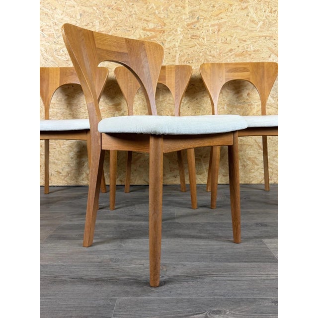 Oak Model Peter Dining Chairs by Koefoeds Hornslet, 1960s, Set of 4 For Sale - Image 10 of 18