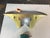 1980s Karl Springer Purcell Brass + Aqua Glass Wall Sconce For Sale - Image 12 of 12