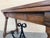 20th Century Spanish Console Fold Out Farm Table with Wood Stretcher For Sale - Image 12 of 18