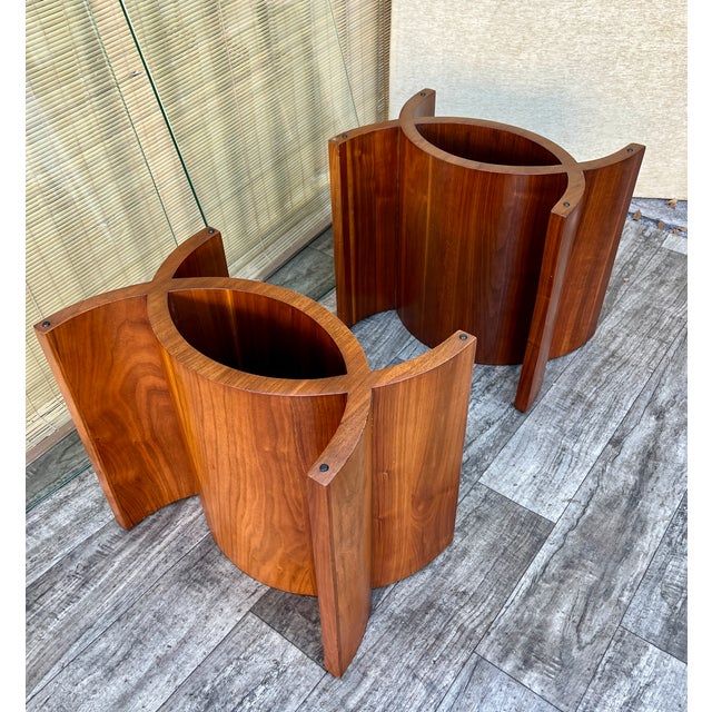 Mid- Century Modern Scandinavian-Style Bent Wood Side Tables With Glass Tops. Circa 1960s For Sale - Image 15 of 18