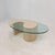 Beige Italian Travertine and Glass Coffee Table, 1980s For Sale - Image 8 of 18