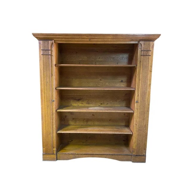Large Vintage French Oak Shelf, 1990s For Sale - Image 11 of 11