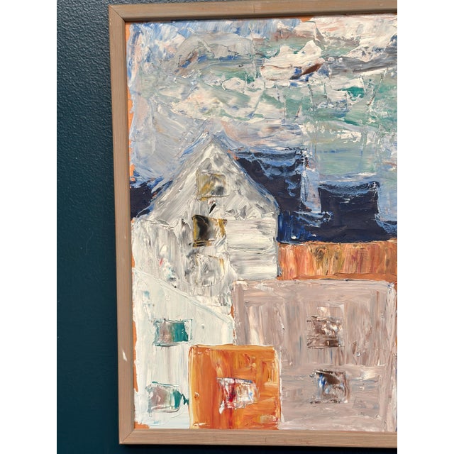 Kai Nielsen, Houses, 1960s, Oil on Panel For Sale - Image 14 of 18