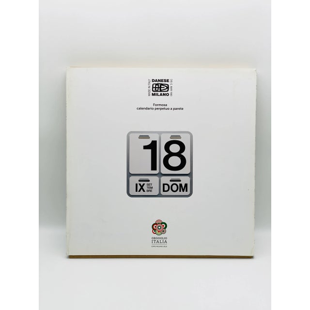 Perpetual Formosa Wall Calendar by Enzo Mari for Danese, 1963 For Sale - Image 9 of 10