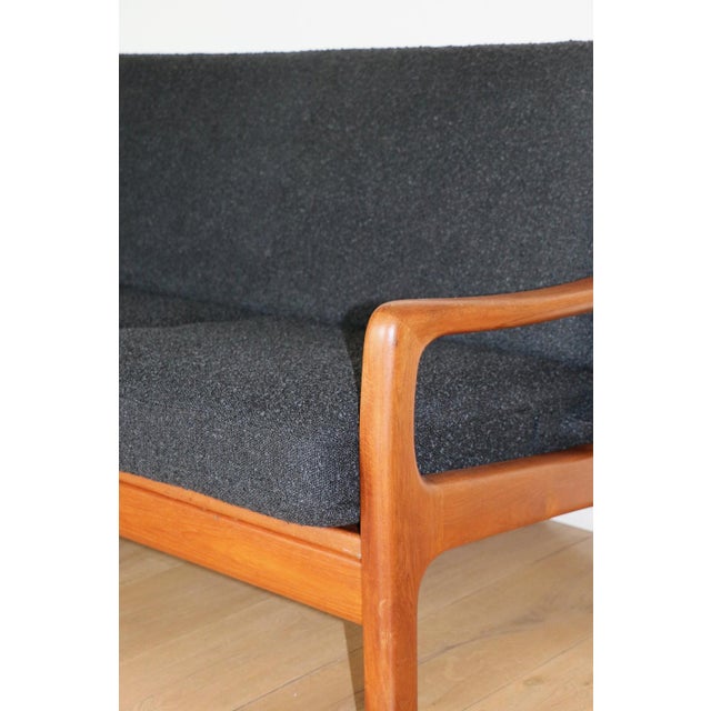 Vintage Danish Black Boucle Foldable Sofa, 1970s For Sale - Image 12 of 18