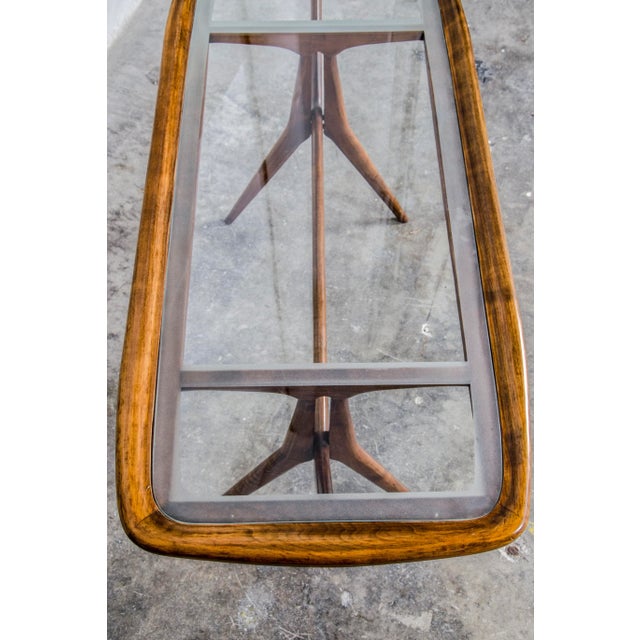 Cassina Cherrywood Coffee Table by Cesare Lacca for Cassina, 1960s For Sale - Image 4 of 5