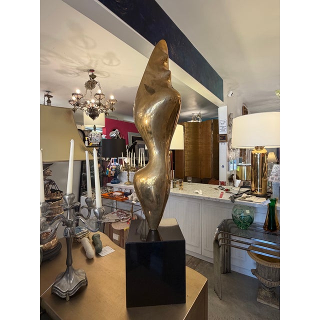 Artist Proof Limited Edition Bronze Sculpture Signed Numbered A. P. 1/6 Style Constantin Brancusi For Sale In Miami - Image 6 of 8