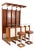 Italian Bar Unit with Stools, 1970s, Set of 3 For Sale
