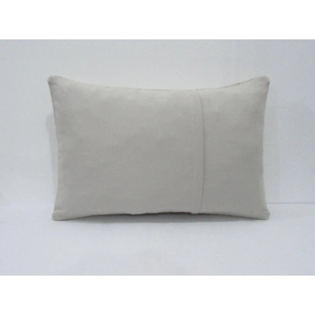 Traditional Faded Decorative Pillow Cover For Sale - Image 3 of 4