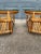 Pair of Bamboo + Rattan Side Tables in the Style of Franco Albini For Sale - Image 9 of 13