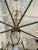 Vintage Rustic Wagon Wheel Chandelier with Crystal Balls by Bakalowits, 2010s For Sale - Image 3 of 5