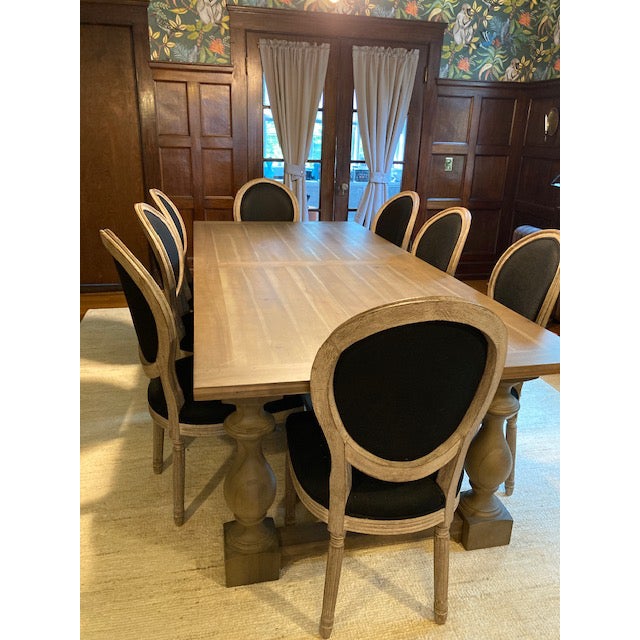 Restoration Hardware Dining Set 9 Pieces Chairish