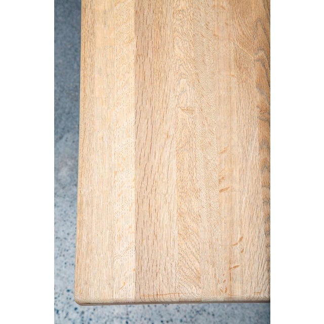 Mid Century Danish Modern Coffee Table Solid White Oak Vintage Aksel Dahl 1972 For Sale - Image 9 of 11