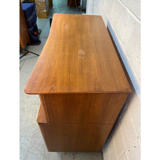 Kent Coffey "Eloquence" Mid-Century Modern Walnut Highboy Dresser For Sale - Image 10 of 15