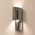 Italian Sconces Curved Steel Wall Lights by Edera Radici for SAGIM, 1970s, Set of 2 For Sale - Image 6 of 8