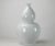 Contemporary Large White Bottle Gourd Porcelain Vase For Sale - Image 3 of 4