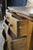 Wood Antique Victorian Quartersawn Oak Serpentine Oxbow Dresser & Mirror Washstand For Sale - Image 7 of 12