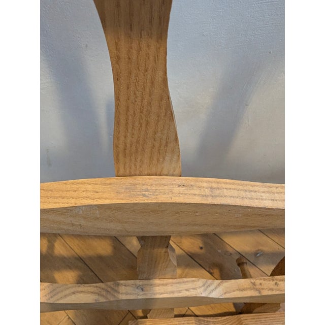 Wood Vintage Wall-Mounted Coat Rack in Oak from the GDR, 1960s For Sale - Image 7 of 13