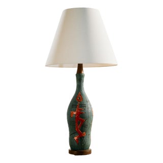Ceramic Table Lamp by Jiří Georges & Paul Pannier, 1970s For Sale