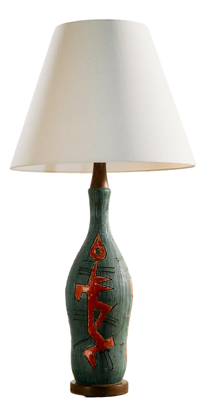 Ceramic Table Lamp by Jiří Georges & Paul Pannier, 1970s