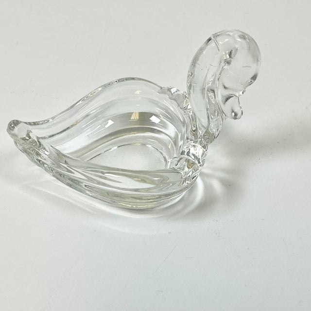 1950s Vintage Hollywood Regency Art Deco Swan Salt Cellars & Butter Dish - Set of 10. For Sale - Image 12 of 18