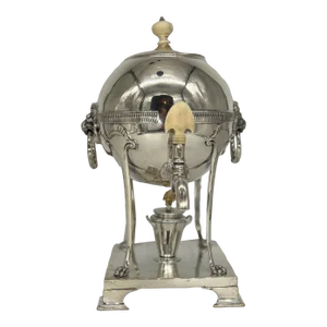 Neoclassical Style Silver Plated Hot Water Urn, Thomas Kirkpatrick New York