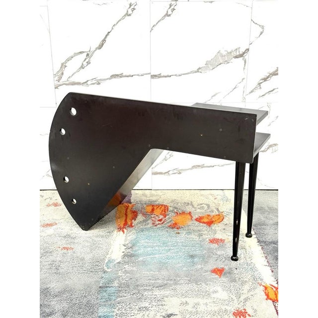 Postmodern Bench with Coffee Table and Magazine Holder attributed to Paul Pallucco, 1980s For Sale - Image 10 of 12
