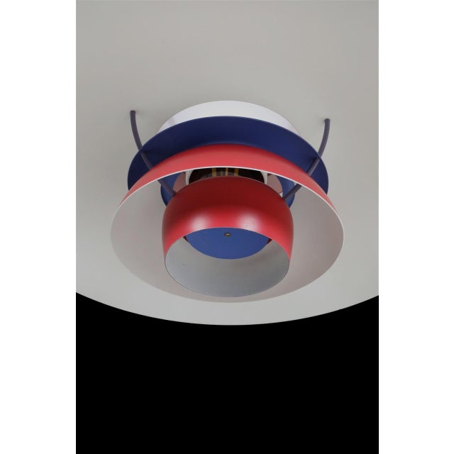 Louis Poulsen Red PH 5 Hanging Lamp by Poul Henningsen for Louis Poulsen, 1960s For Sale - Image 4 of 18