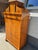 Impressive cherrywood secretary desk with upper section, upper section with two drawers, a door in the center, below which...