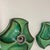 Sputnik Green Ceramic Wall Lights attributed to Pan Ceramics, Germany, 1970s, Set of 3 For Sale - Image 11 of 16