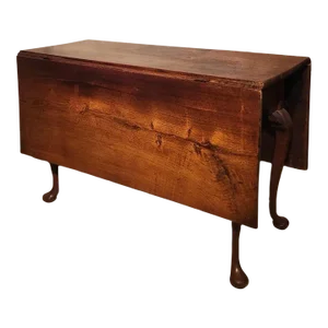 Mid 18th Century Antique Mahogany Drop Leaf Table.
