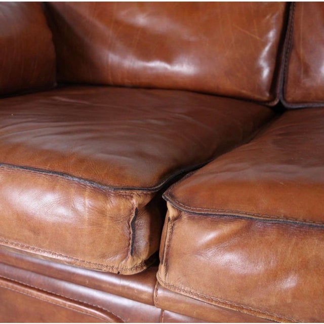 Vintage Three-Seater Leather Sofa from Roche Bobois, 1970s For Sale - Image 9 of 13