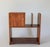 Vintage art deco era wood side phone book shelf cabinet. No makers mark. Some light age wear to wood.