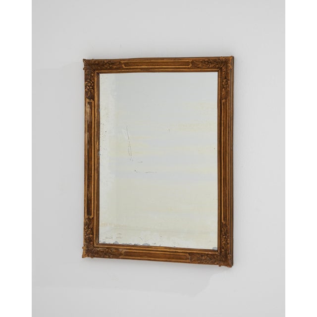 Giltwood Carved Mirror For Sale - Image 4 of 8