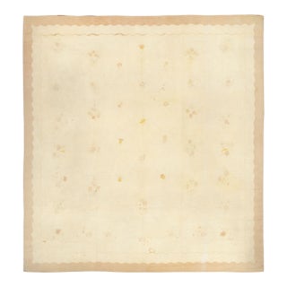 Oversized Vintage Hooked Floral Wool Rug by Rug & Kilim, 1950-1959 For Sale